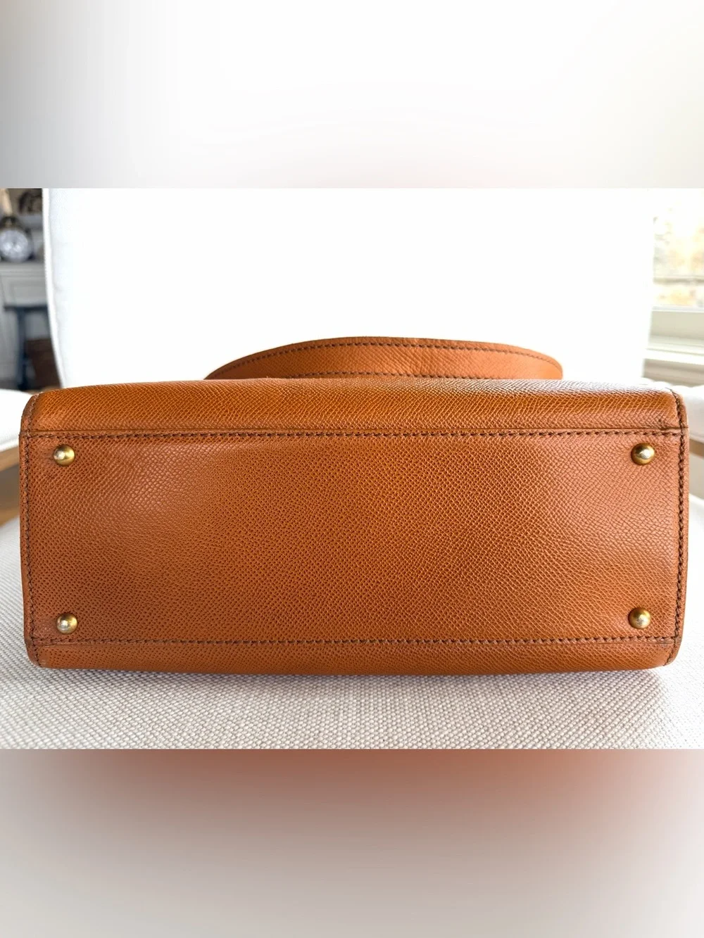 CHANEL Vintage Caramel Caviar Leather Shoulder Tote Bag
